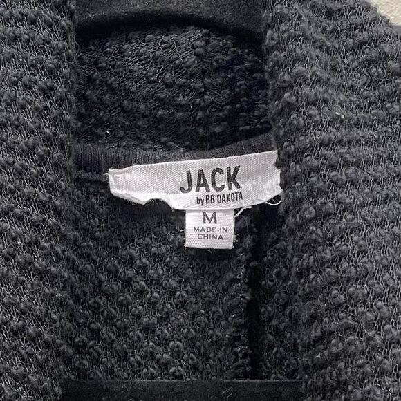 Jack by BB Dakota Black Knit Cardigan - Size: Medium - Picture 3 of 8